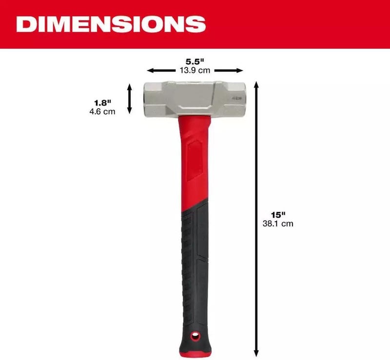 Toolups 48-22-9314 fits Milwaukee 4 Pound Fiberglass Engineer Hammer - Image 2